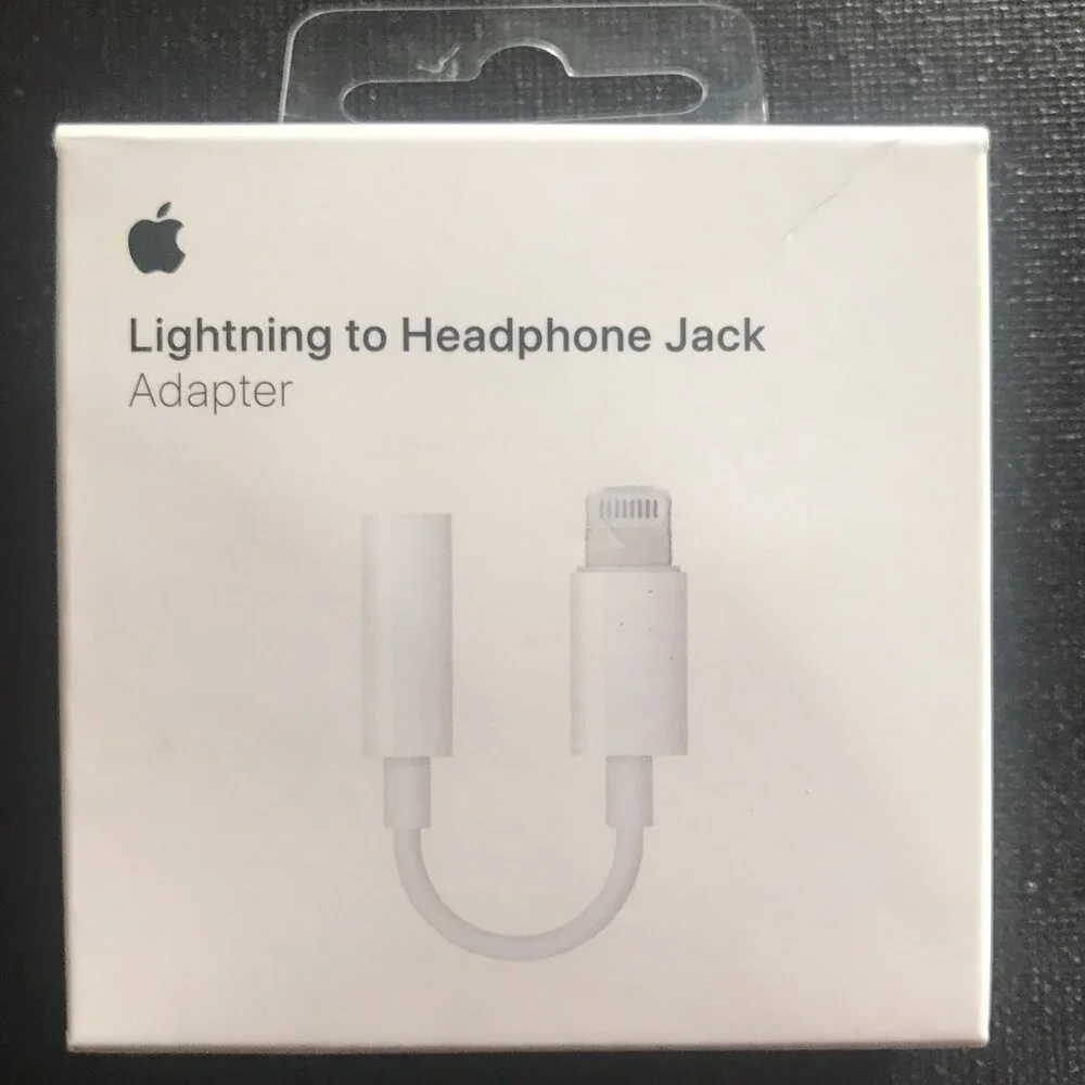 Original Apple Lightning to Headphone Jack Adapter